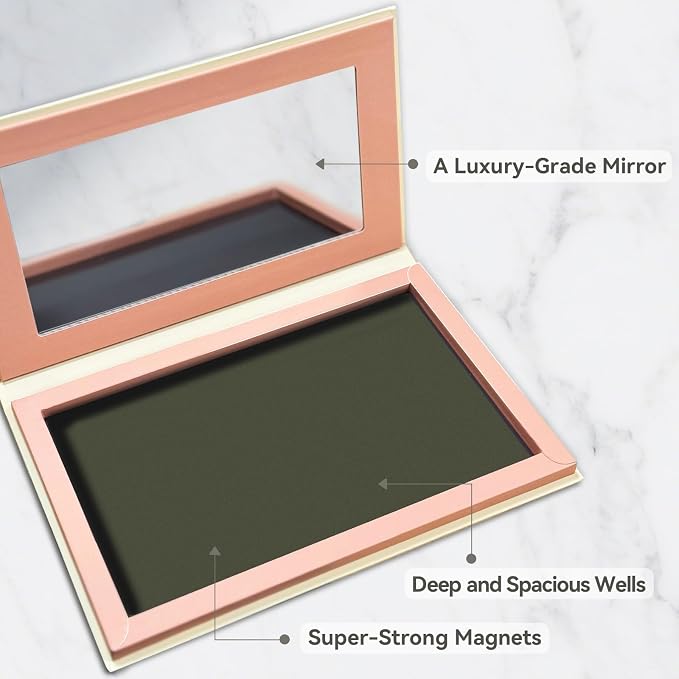 Magnetic Eyeshadow Palette, Empty Makeup Palette Organizer - Image 4