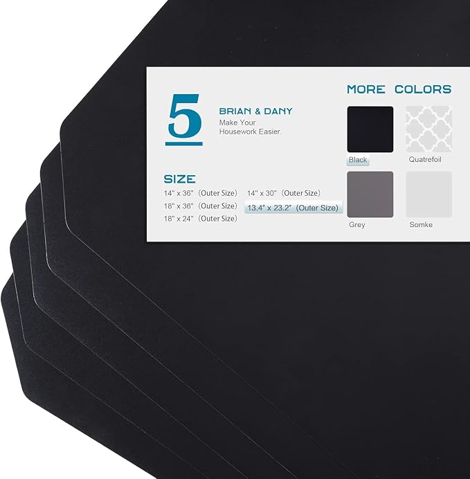 BRIAN & DANY Wire Shelf Liner 13.4" x 23.2", Heavy Duty Shelf Liners - Image 3