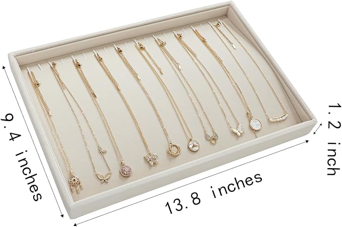 Stratalife 20 Hooks Necklace Organizer Tray, Stackable Jewelry Organizer - Image 7