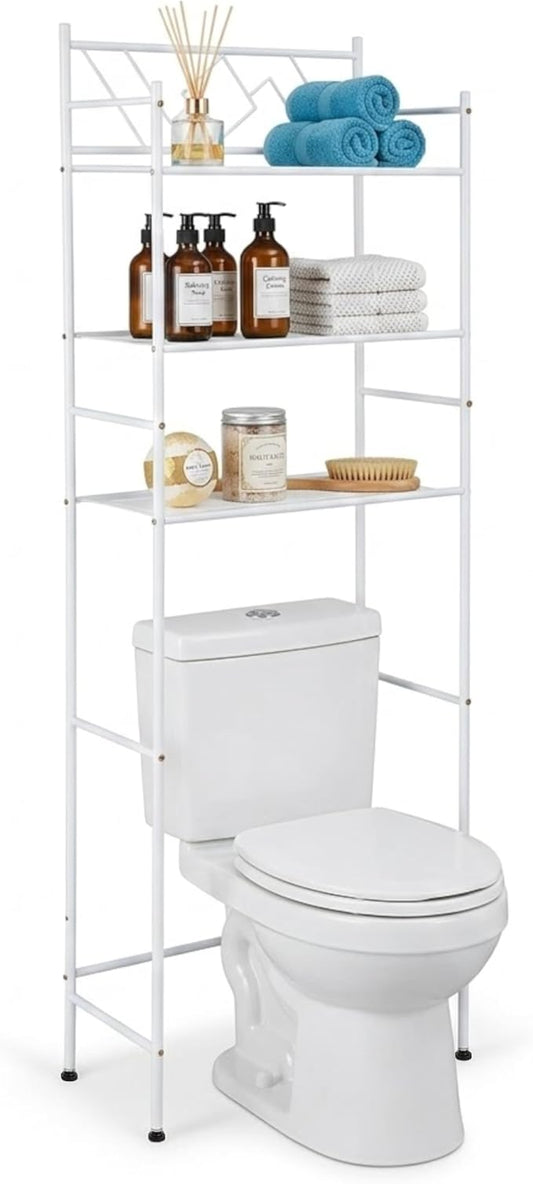 Home Zone Living Over-the-Toilet Bathroom Storage Cabinet Organizer | by HomeZoneLiving