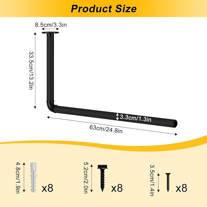 Surfboard Wall Mount or Ceiling Rack, Heavy-Duty Overhead Garage Storage Rack - Image 2