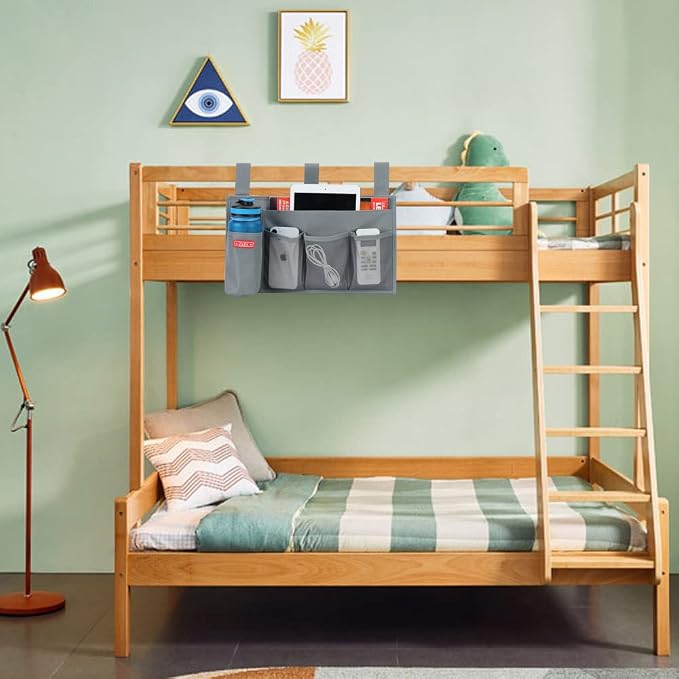 Hanging Bedside Caddy, Bedside Storage Organizer - Image 7