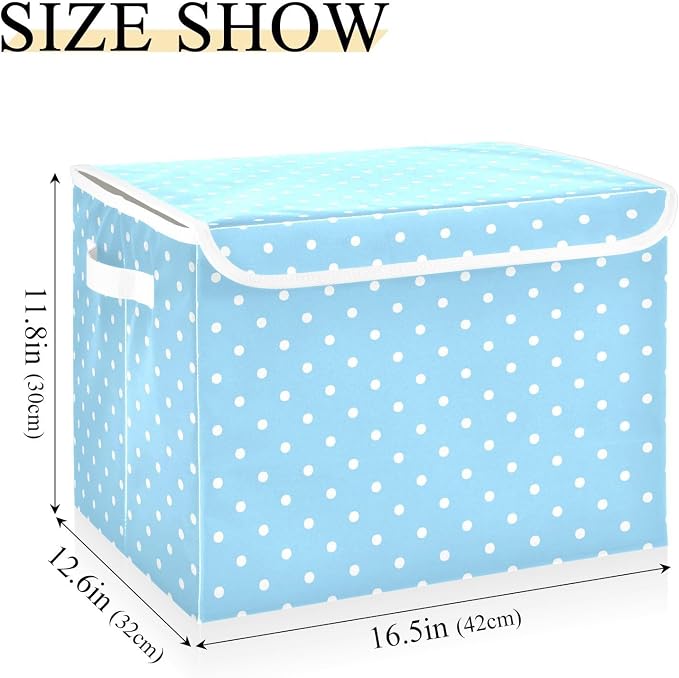 Storage Bins with Lids Storage Containers Storage Box with Handles Storage - Image 3