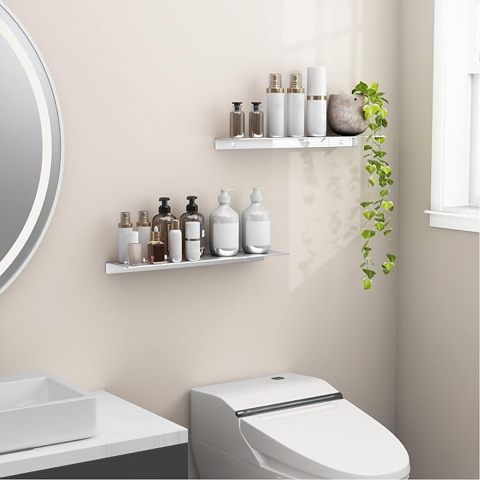 Danpoo 20 inch Metal Floating Shelves - Image 5