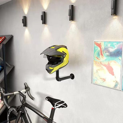 Motorcycle Helmet Holder, Helmet Holder Wall Mount Easy Storage - Image 4