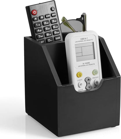 Remote Control Holder, TV Remote Holder, Wood Farmhouse Remote Caddy by BWODYAY