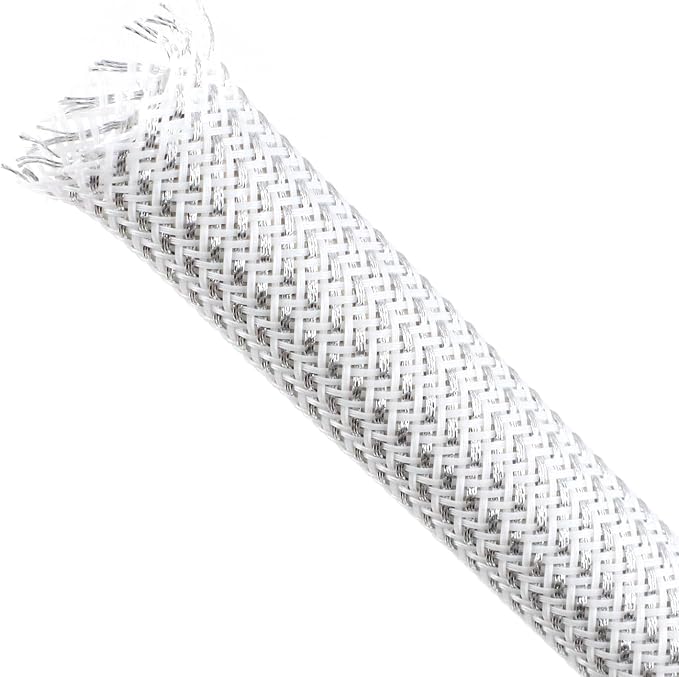 Braided Cable Sleeving, PET Expandable Braided Cable Sleeve, Flexible Mesh by ConveniencetoYourLife