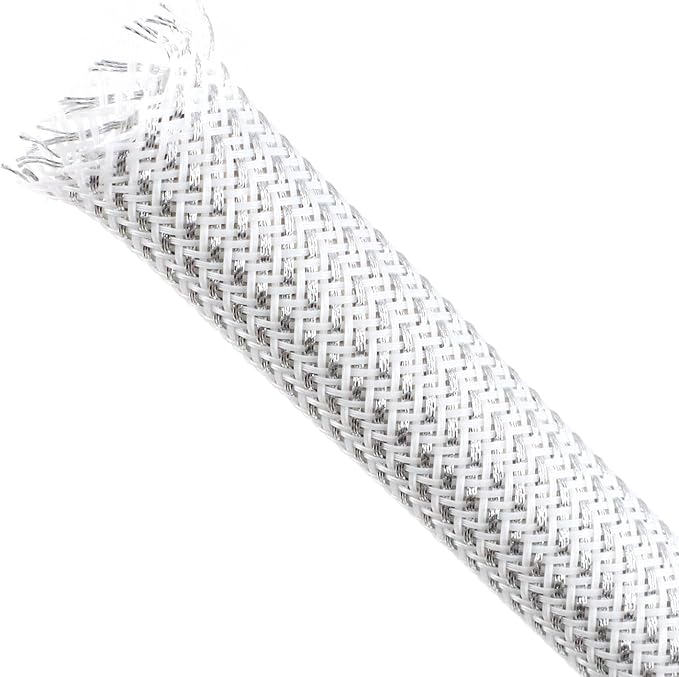 Braided Cable Sleeving, PET Expandable Braided Cable Sleeve, Flexible Mesh by ConveniencetoYourLife