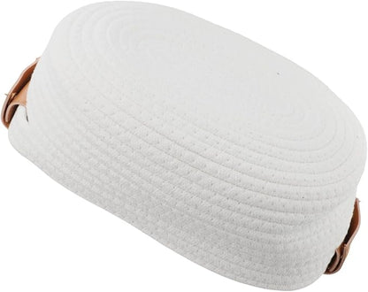 Portable Woven Cotton Rope Storage Bin - Image 4