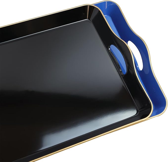 Spsyrine Large Blue Serving Tray - Image 5