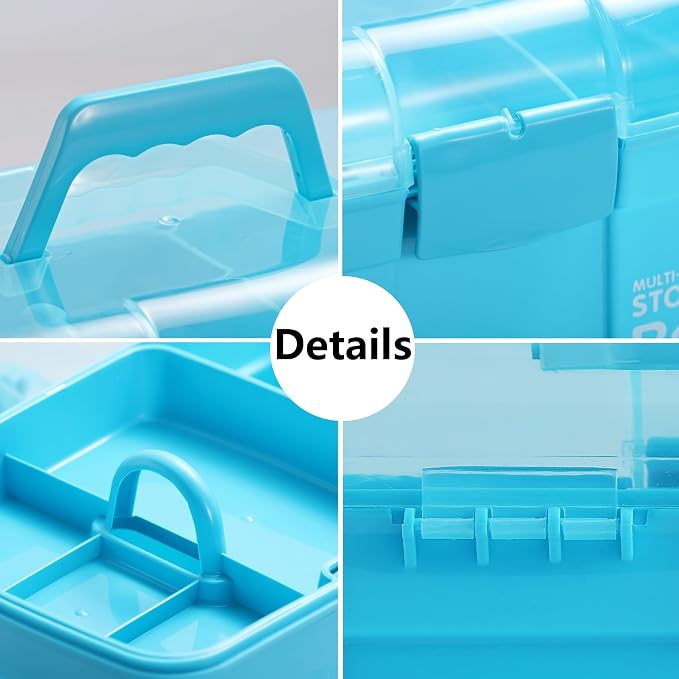 Kinsorcai 11'' Plastic Storage Box - Image 4