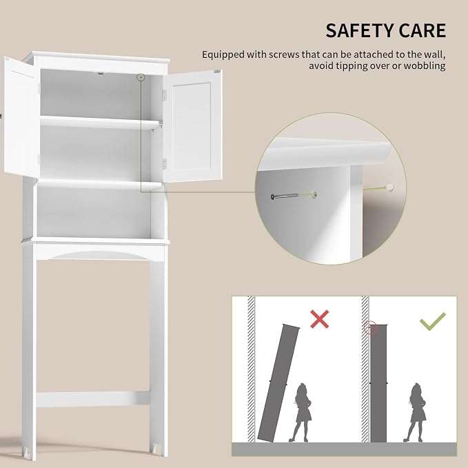 Gizoon Over the Toilet Storage Cabinet - Image 6