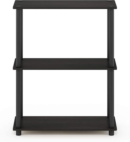 Furinno TURN-N-TUBE Storage Shelves, 3-Tier Book Shelf, Corner Shelf, Toolless - Image 6