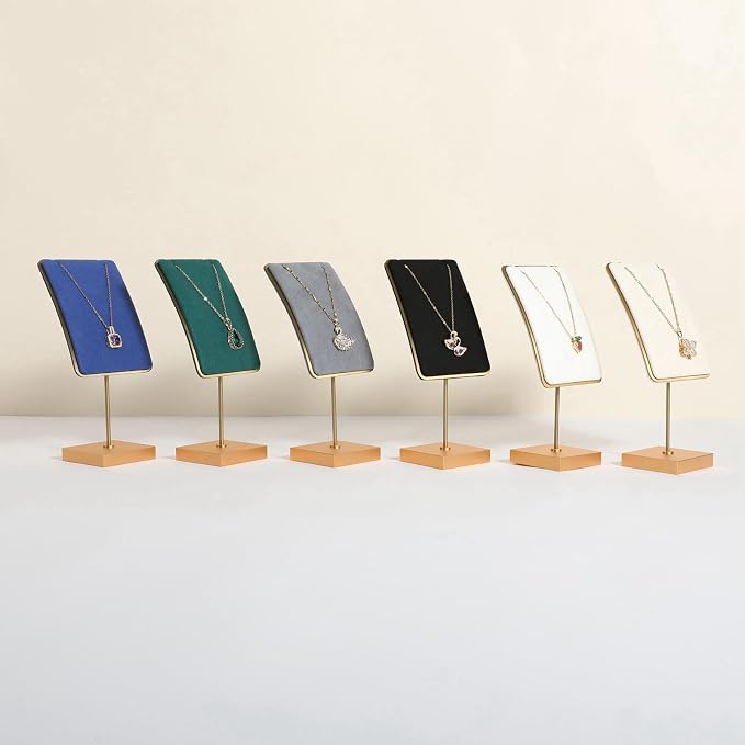 GemeShou Grey velvet necklace display stands - Image 2