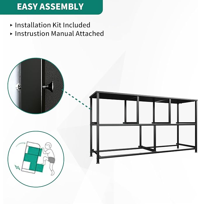 YITAHOME Dresser, Cool Black Wood Grain, 5 Drawers | Fabric Storage Tower - Image 7