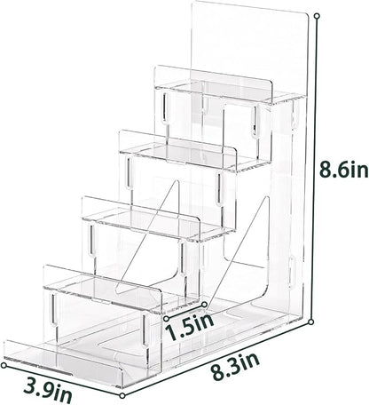 Acrylic Clear Wallet Organizer Holder, Purse Table Display Storage Rack - Image 5