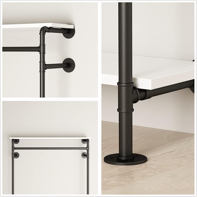 Industrial Pipe Clothing Racks - Image 3