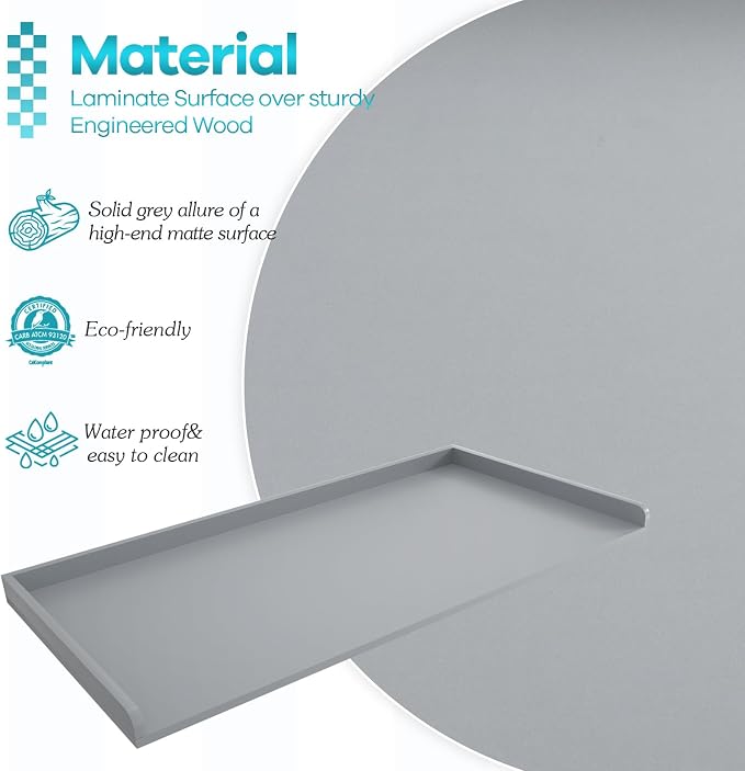Kaboon Washer Dryer Countertop, Melamine Countertop - Image 4