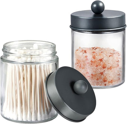 Amolliar Apothecary Jars Bathroom Storage Organizer - Image 2