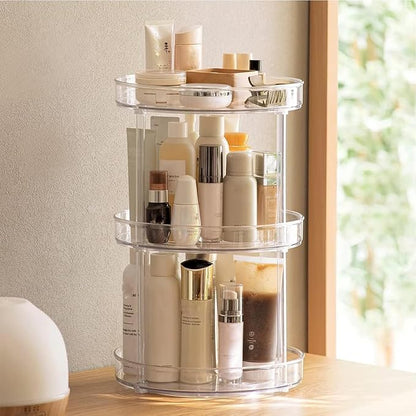 ROWNYEON 360 Rotating and Stackable Makeup Organizer - Image 2