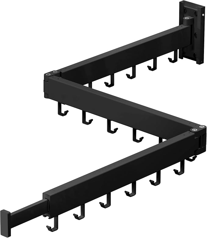 Clothes Drying Rack Wall Mounted, Laundry Rack Wall Wount, Drying Rack Clothing by ZdwCyl