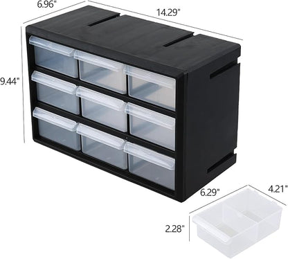 Sadstory 9-Drawer Plastic Drawer Storage Cabinet - Image 3