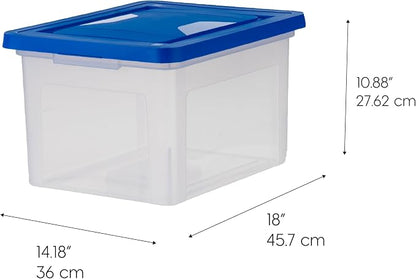 IRIS USA 3-Pack 35 Qt. Letter/Legal File Box - Image 2