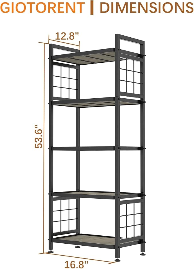 GIOTORENT 5-Tier Pantry Shelves - Image 3