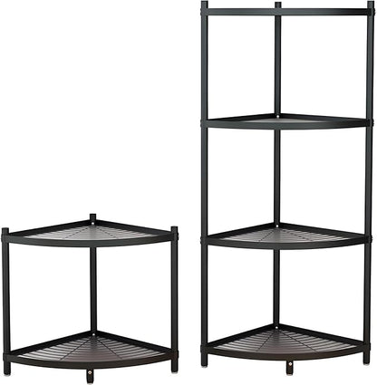 6-Tier Kitchen Corner Shelf Triangular Corner Pot Rack Storage Shelf Multi-tier - Image 9