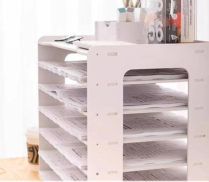 Extra Large A3 Paper Storage Unit, 11x17 Paper Organizer, Tiered Stationery - Image 4