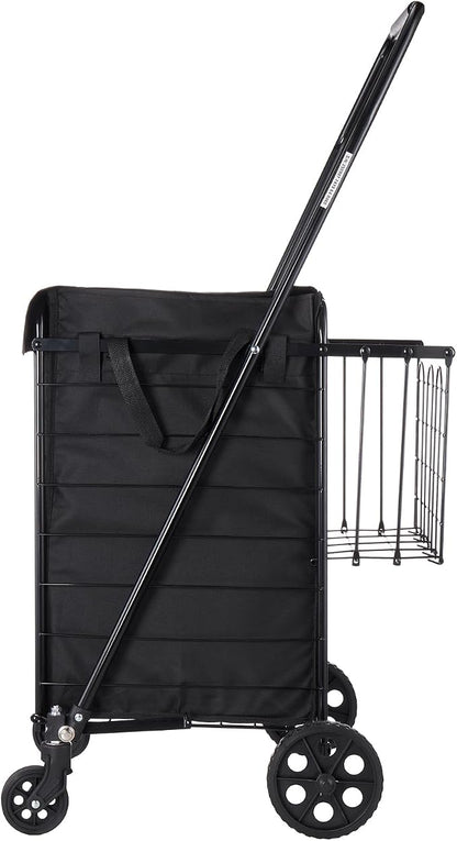 VEVOR Shopping Cart, Folding Grocery Utility Cart - Image 9