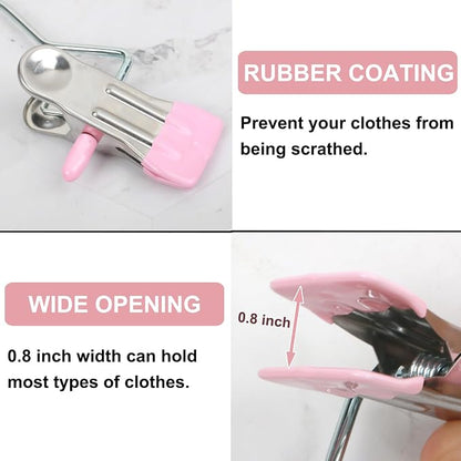Boot Hangers for Closet, Hanging Clips Laundry Hooks Clothes Pins Closet Hanger - Image 5