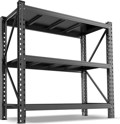 2pack Storage Shelves 67” W Heavy Duty Adjustable Metal Garage Shelving Unit - Image 7