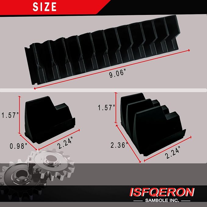 12 PC Magnetic Tool Organizer for Wrenches - Image 2