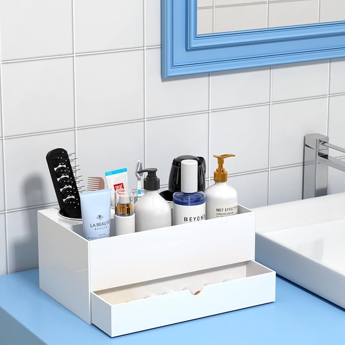 NIUBEE Hair Tool Organizer, Bathroom Countertop Blow Dryer Holder, Vanity Caddy - Image 4