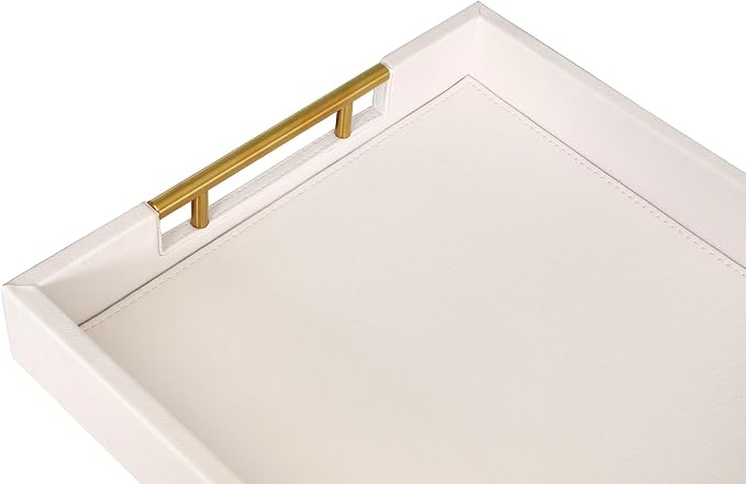 HofferRuffer Faux Leather Serving Tray - Image 7