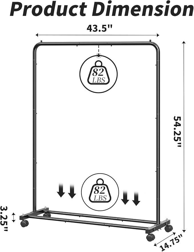 Simple Trending Clothing Rack for Hanging clothes, Portable Garment Rack - Image 6