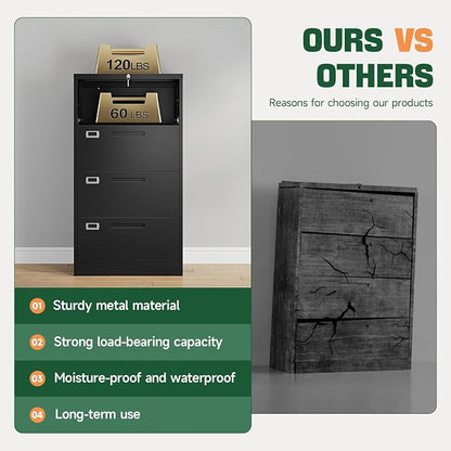 Letaya 4 Drawer File Cabinets - Image 8