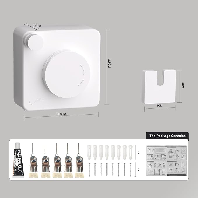 Suntree Retractable Clothesline in White - Image 2