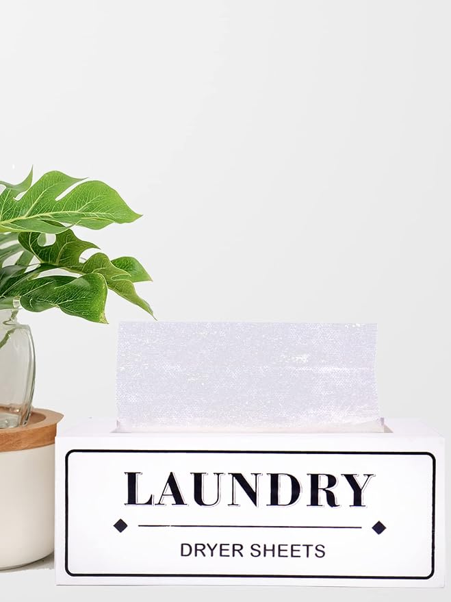Dryer Sheet Holder Dispenser Container, Space Saving Laundry Room Organization - Image 8