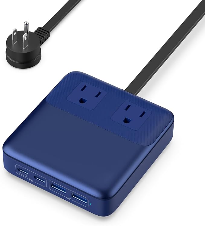 USB C Charger Block, 135W GaN IV Fast Charging Station Hub, 6-in-1 USB C Power by Feob