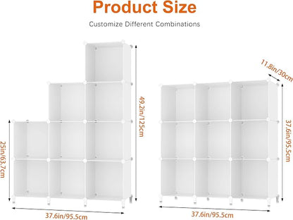 HOMIDEC Closet Organizers and Storage, 9 Cube Storage Organizer, Storage Cubes - Image 3