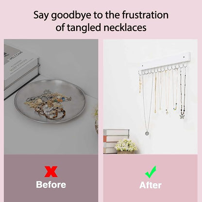 Hanging Jewelry Organizer Wall Mounted, Modern Jewelry Display - Image 3