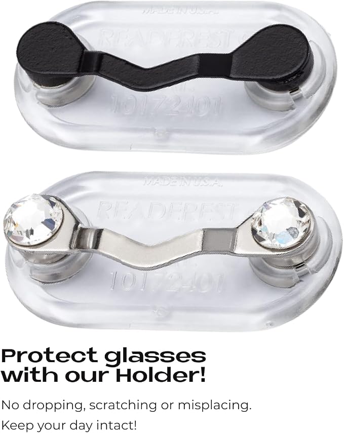 Readerest Magnetic Glasses Holders, Secure Clip - Image 2