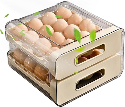 Egg Holder for Counter | Large Drawer Type Storage Box by Unknown