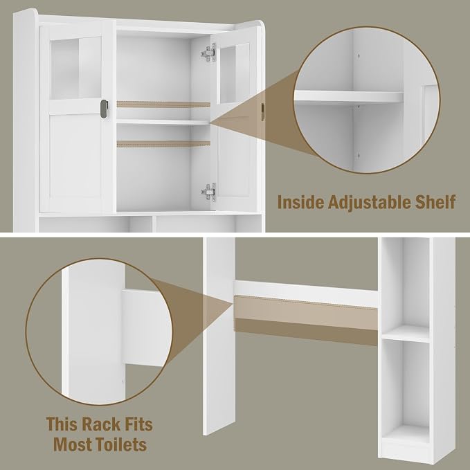 Vabches Over The Toilet Storage Cabinet - Image 7