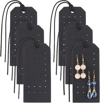 PU Leather Jewelry Earring Holders, 32 Holes, 1.2mm Cord, Stud Organizer by QUALITYCALFOVERA