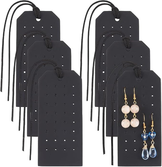 PU Leather Jewelry Earring Holders, 32 Holes, 1.2mm Cord, Stud Organizer by QUALITYCALFOVERA