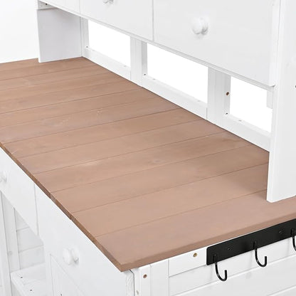 Merax Outdoor Potting Bench, Large Horticulture Work Table Workstation - Image 7