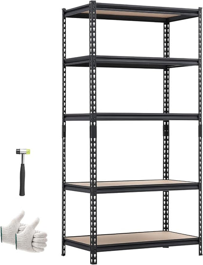 VEVOR Storage Shelves, 5-Tier Adjustable, 2000 lbs Capacity, Heavy Duty Garage by VEVOR